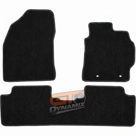 Custom Made  Floor Mats 3pcs For TOYOTA COROLLA SEDAN ZRE152R & ZRE153R 5/2007-10/2012 w/ 9 Binding Colour
