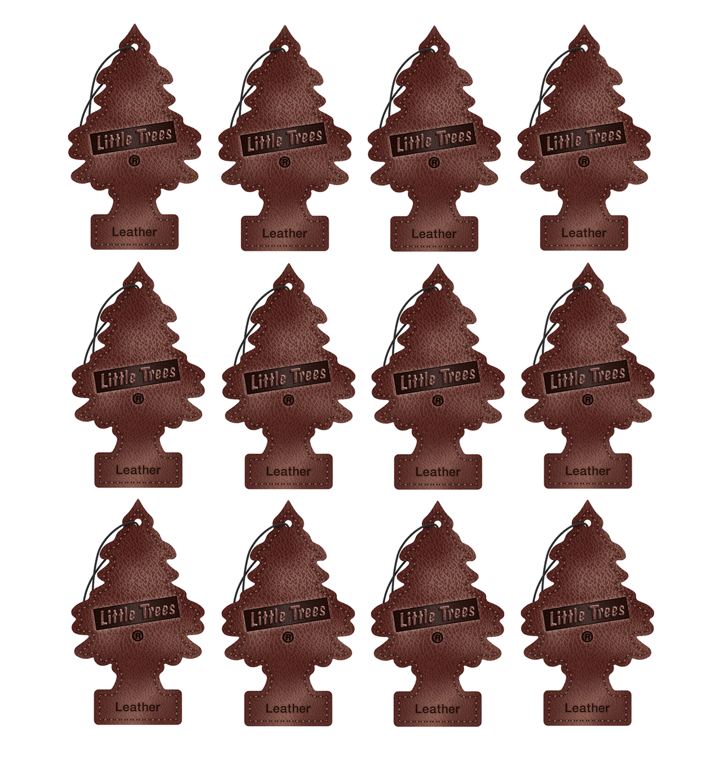 Little Trees Air Freshener Leather (Pack of 12) 10290
