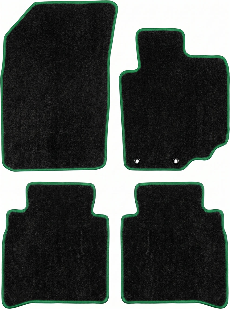 Custom Made  Floor Mats 3pcs HONDA ACCORD CG CK 6TH GEN 8/1997-8/2002 w/ 9 Binding Colour