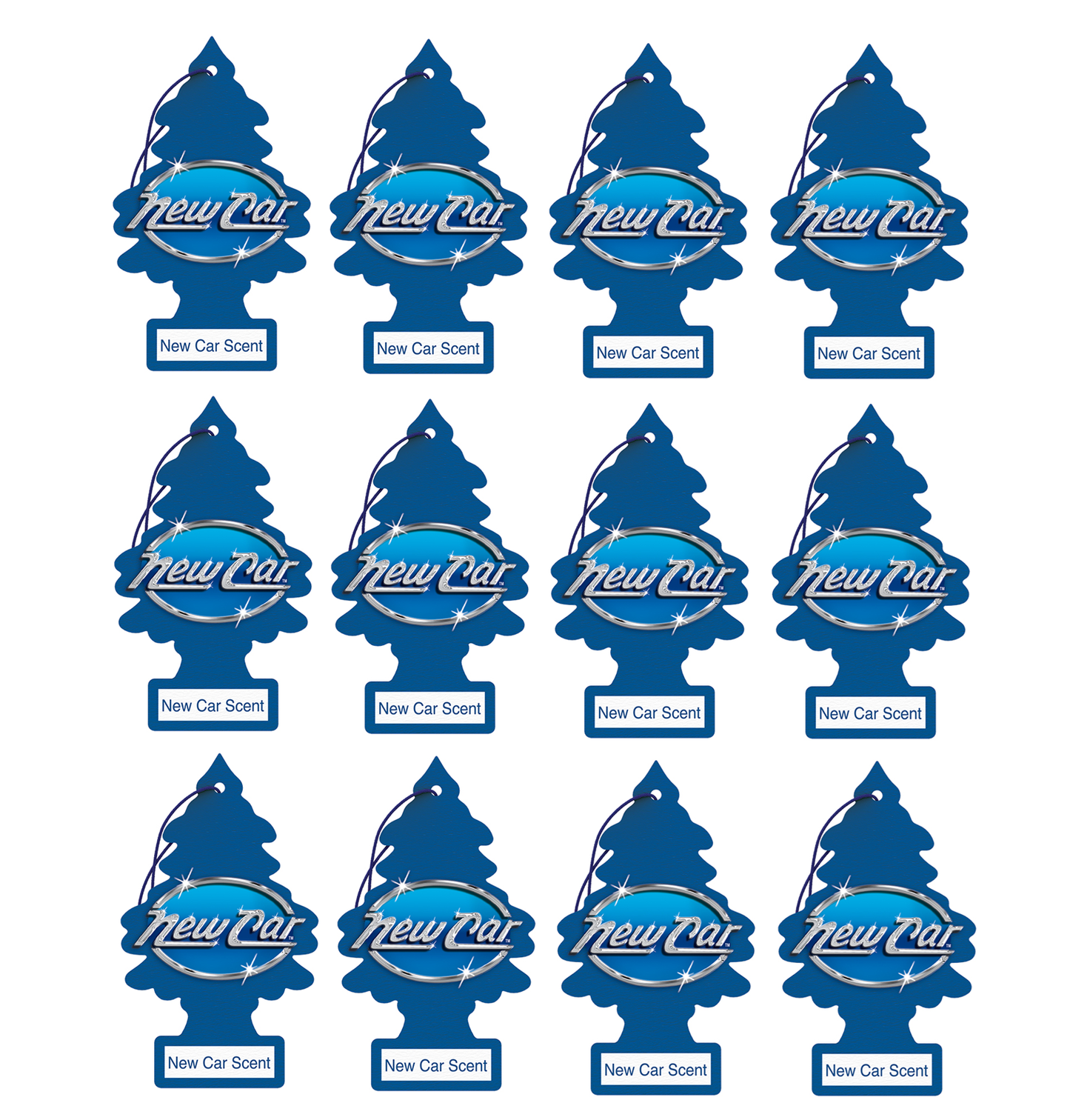 Little Trees Air Freshener New Car Scent (Pack of 12) 10189