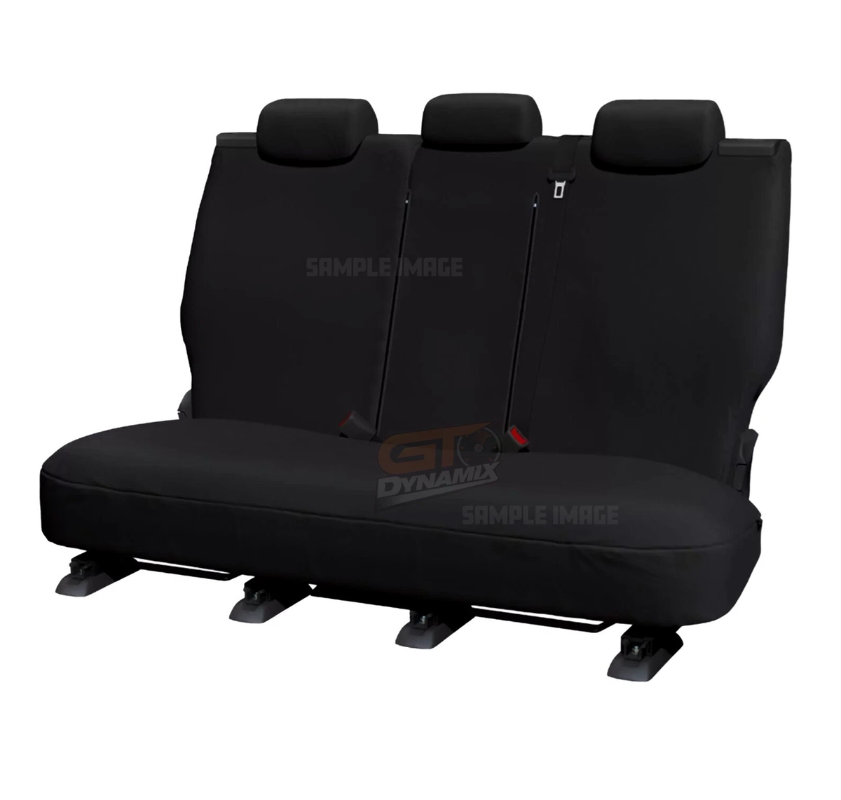SuperTuff Canvas Black Seat Covers Rear For TOYOTA LANDCRUISER FJA300 LC300-GX 7/2021-2026