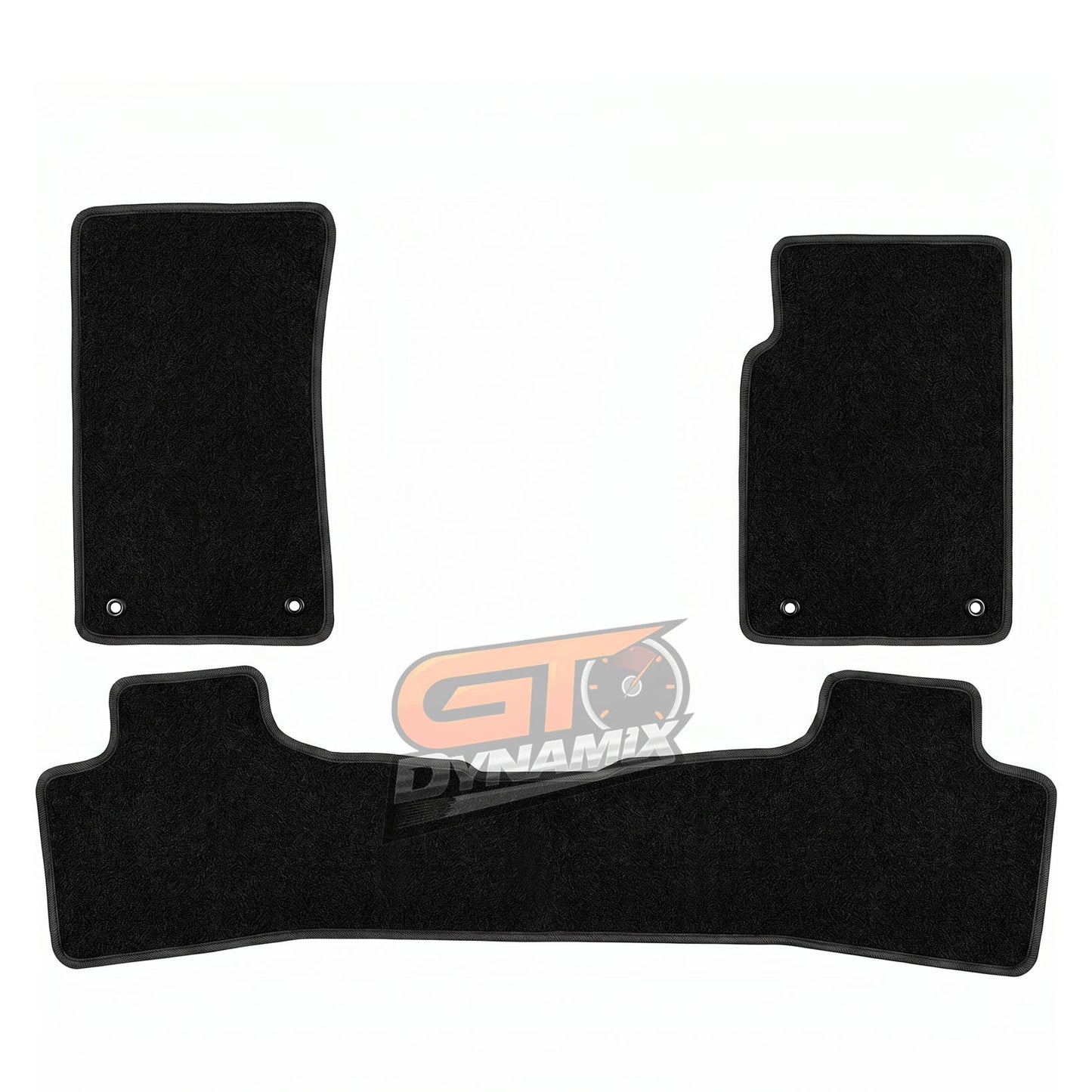 Custom Made  Floor Mats 3pcs HOLDEN COMMODORE VE PASSENGER EYELETS DISTANCE 285MM 7/2006-6/2013 w/ 9 Binding Colour