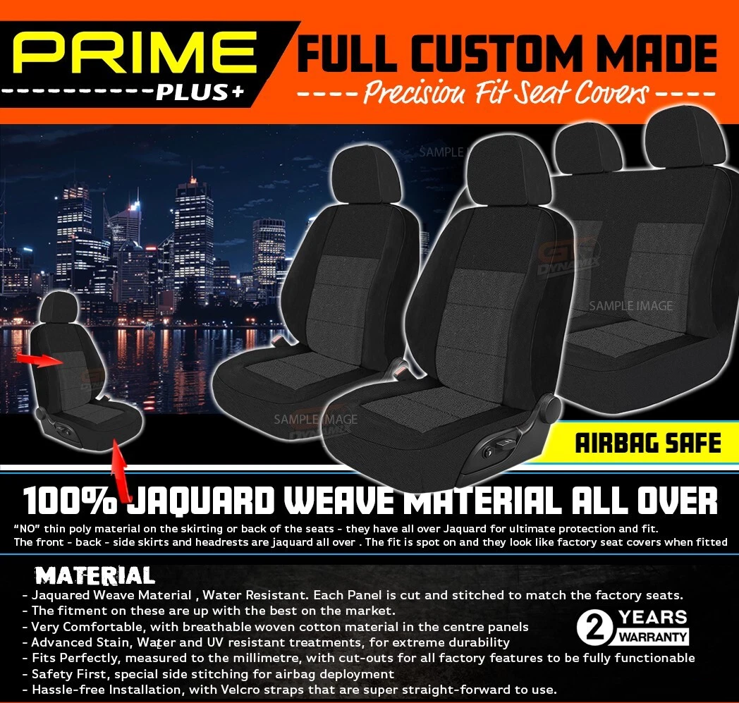 Prime Plus Seat Covers 2 ROWS ISUZU D-MAX SX DUAL CAB 7/2020-2026