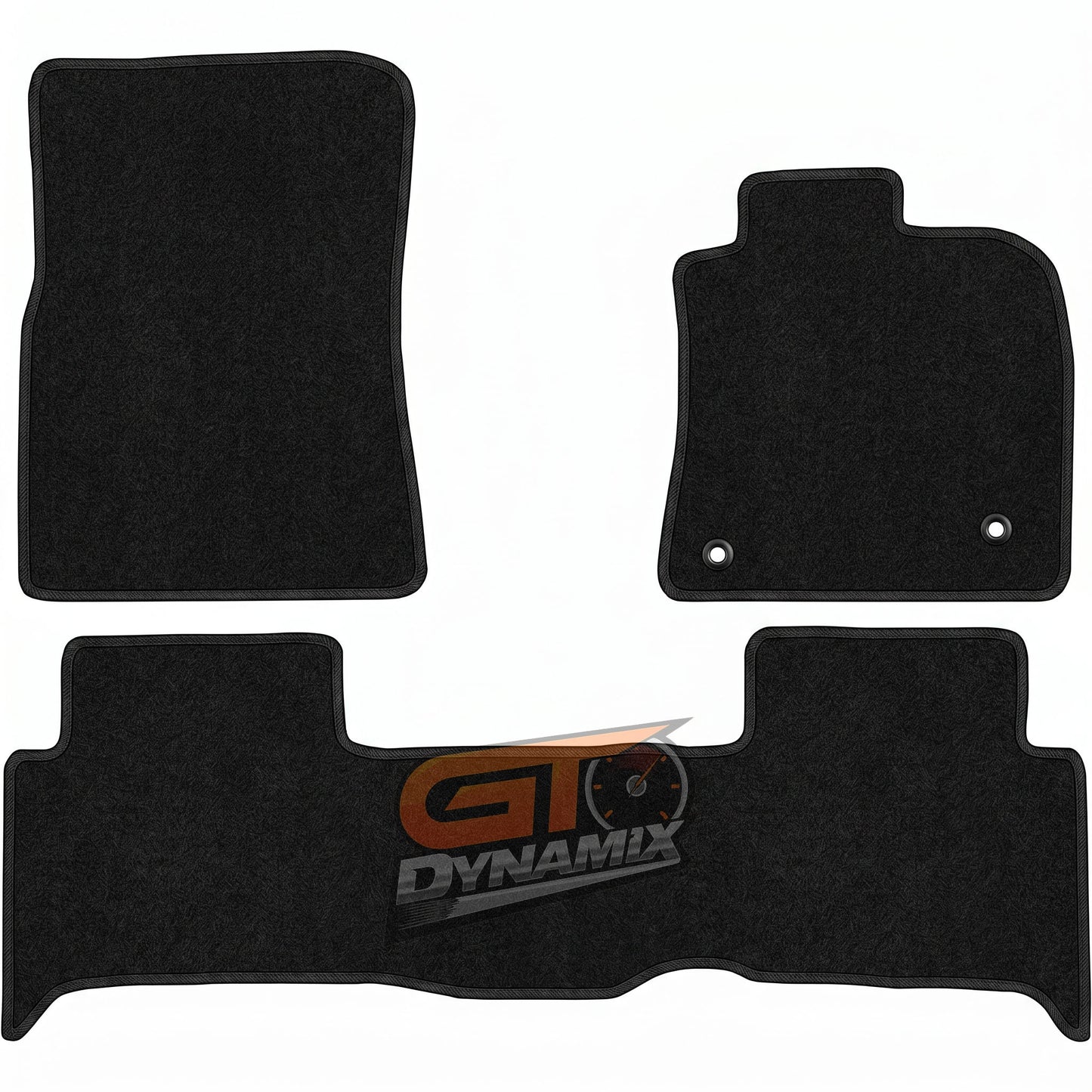 Custom Made  Floor Mats 3pcs For TOYOTA LANDCRUISER 200 SERIES UZ UJR VDJ VDJR 11/2007-2012 w/ 9 Binding Colour