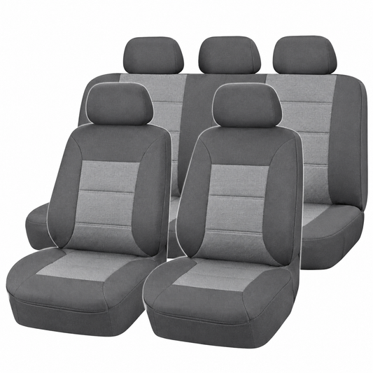 Premium Customs Seat Covers 2 ROWS MAZDA BT50 DUAL CAB 9/2015-6/2020 CHARCOAL