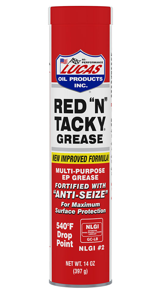 Lucas Grease Red N Tacky Water Resistant Cartridge 397g 10005