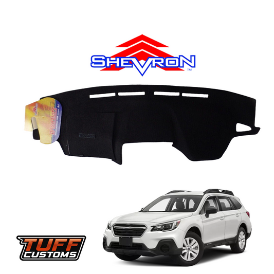 Shevron Black Dash Mat For Subaru Outback Gen 5 12/2014-11/2020 DM1382