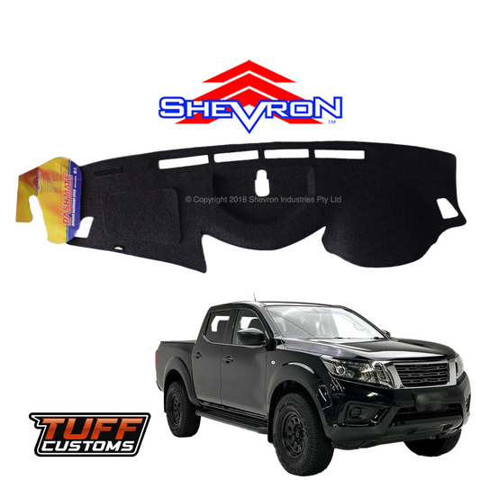 Shevron Black Dash Mat For Nissan Navara D23 NP300 3/2015-2021 DM1390