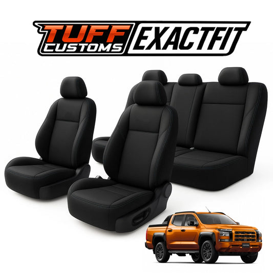 TUFF Customs EXACTFIT Neoprene Seat Covers Mitsubishi Triton MV GLX GLS GSR GLX-R 12/2023-2026 2 Rows