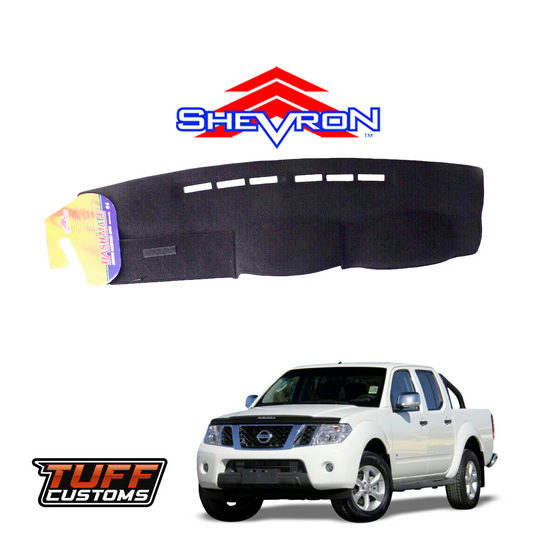 Shevron Black Dash Mat For Nissan Navara D40 Series IV V STX 4/2010-2012 DM1168