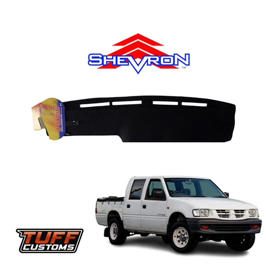 Shevron Black Dash Mat For Holden Frontera 1997-2/1999 DM704