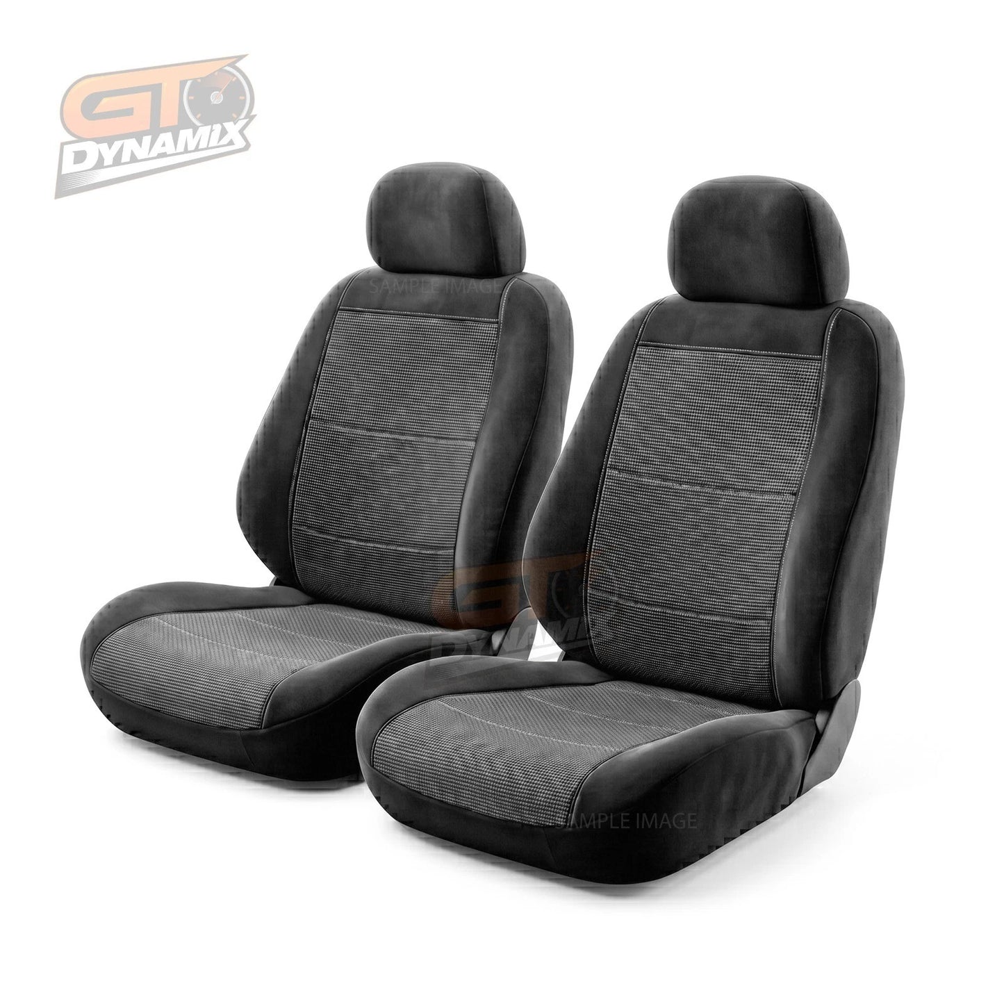 Custom CHARCOAL Seat Covers Front For TOYOTA HIACE VAN LWB 2/2019-2026