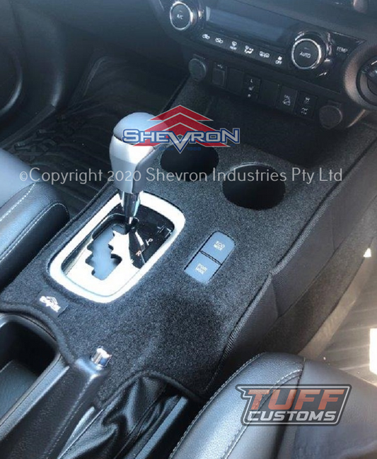 Shevron Transmission Console Cover For Toyota Hilux SR SR5 Auto 2WD 7/2015-2024