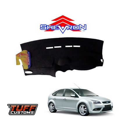 Shevron Black Dash Mat For Ford Focus XR5 w/ Gauges 5/2005-5/2011 DM1030