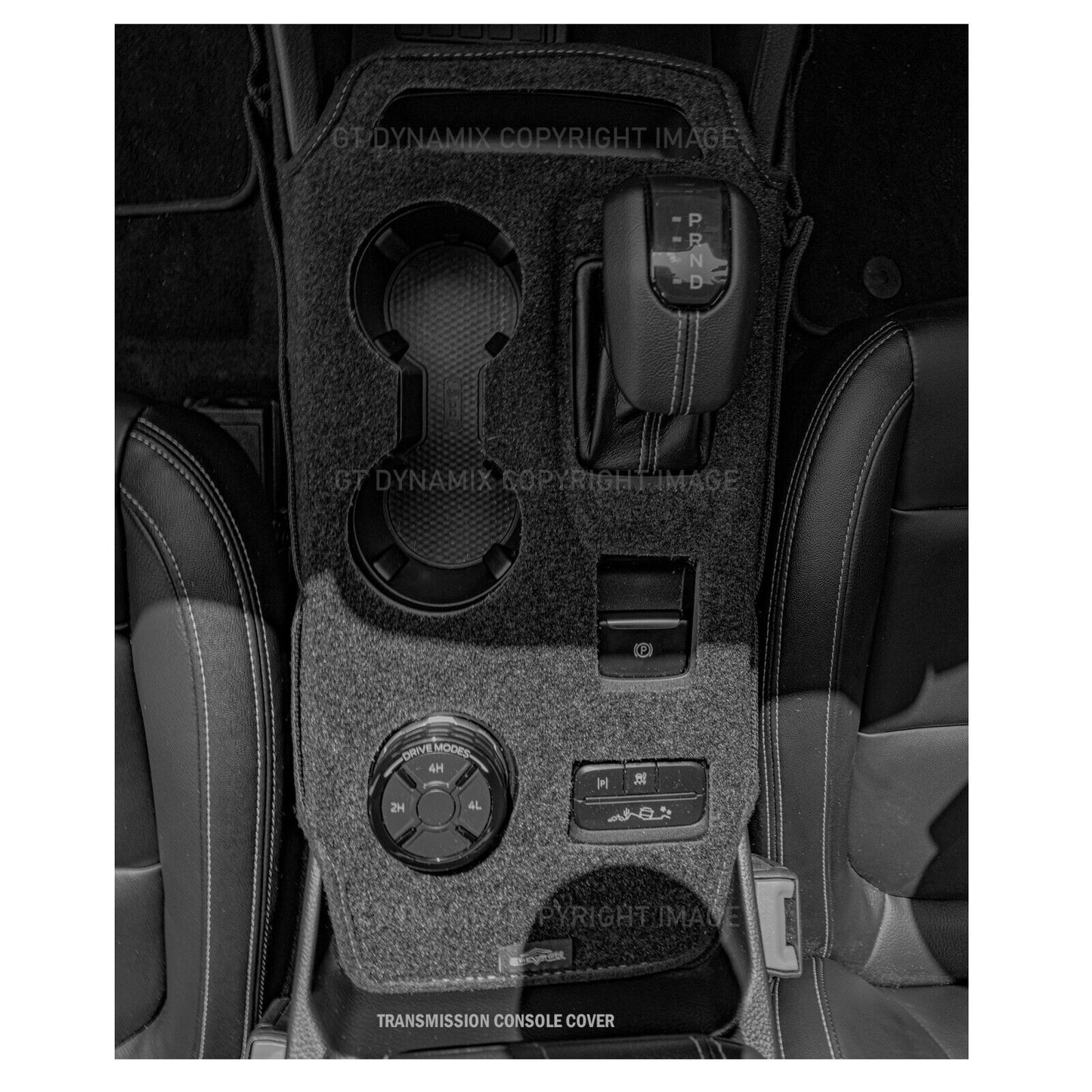 Shevron Transmission Console Cover For Ford Ranger XLT V6 Large Gear Selector 5/2022-2024