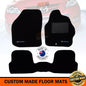 Custom Made Floor Mats 2 Rows MAZDA 3 BK SP23 Hatch Sedan 2004-2008 BLACK