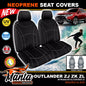 Manta Neoprene Front Seat Covers For Mitsubishi OUTLANDER ZJ ZK 11/2012-11/2017