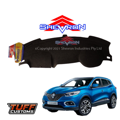 Shevron Black Dash Mat For Renault Kadjar 7/2019-2025 DM1587