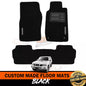 Custom Made Floor Mats 2 Rows For NISSAN PATROL GU Y61 Ti ST 10/2004-2017 Black