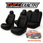 TUFF Customs EXACTFIT Neoprene Seat Covers FORD NEXT GEN RAPTOR 2022-2025 RED STITCH 2 Rows