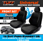 TUFF Customs Universal Neoprene Seat Covers Ford Everest UA AMBIENTE SPORT TREND TITANIUM 7/2015-5/2022