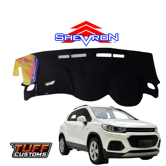 Shevron Black Dash Mat For Holden Trax TJ Facelift 2/2017-6/2020 DM1465