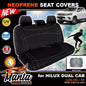 Manta Neoprene Rear Seat Covers For Toyota Hilux SR5 SR 7/2015-2024