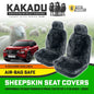 KAKADU Luxury Sheepskin Seat Covers Suits Nissan X-Trail T33 8/2022-2025 30mm 5 Colours 6YRW