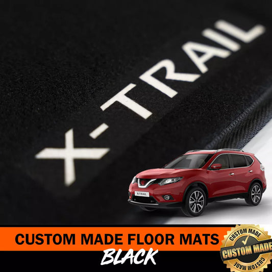 Custom Made Floor Mats 2 Rows For Nissan X-Trail ST T32 3/2014-2024 Black
