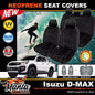 Manta Neoprene 2 Rows Seat Covers For Isuzu D-MAX DUAL CAB 2012-6/2020