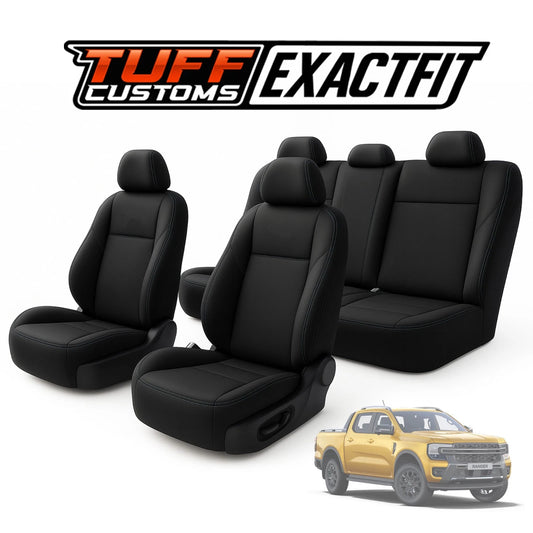 TUFF Customs EXACTFIT Neoprene Seat Covers FORD NEXT GEN Ranger XLT SPORT 2022-2026 2 Rows