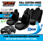 TUFF Customs S1 Neoprene Seat Covers 2 Rows For Volkswagen Amarok 2H Core Highline 6/2010-11/2022