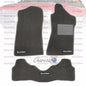 Custom Made Floor Mats Set of 3 Charcoal with Silver Badge VL TURBO Calais BT1