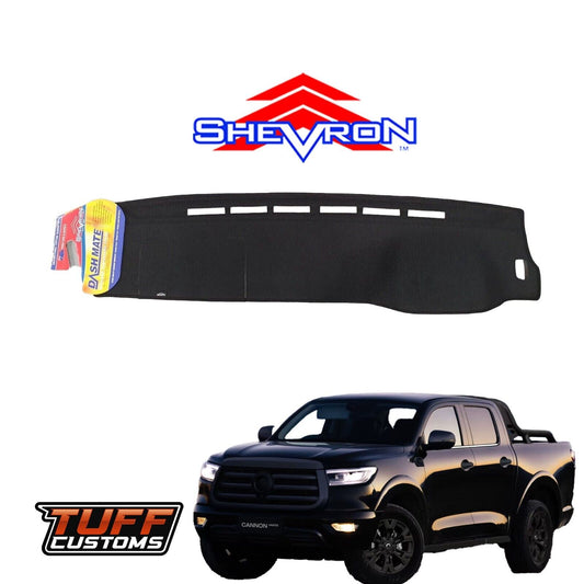 Shevron Black Dash Mat For GWM Cannon X 9/2020-2024 DM1614