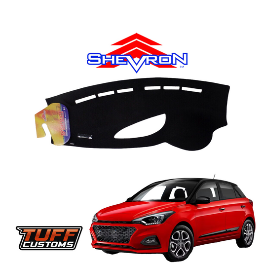 Shevron Black Dash Mat For Hyundai i20 PB 6/2010-2021 DM1194