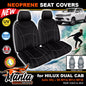 Manta Neoprene Front Seat Covers For Toyota Hilux SR5 SR 7/2015-2024