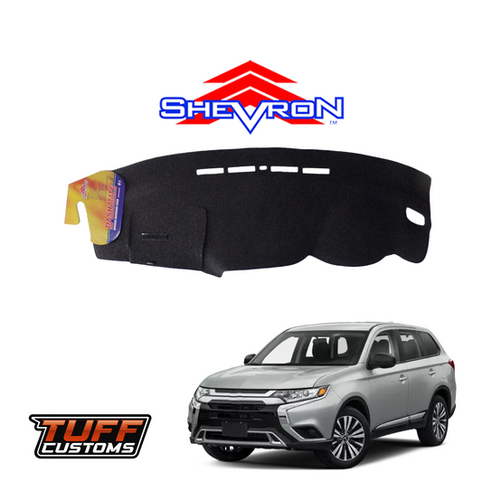 Shevron Black Dash Mat For Mitsubishi Outlander ZK ZL 2015-7/2021 DM1394