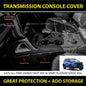 Shevron Transmission Console Cover + Blue Stitching For Ford Ranger Wildtrak Sport Small Gear Selector 5/2022-2024
