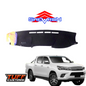 Shevron Black Dash Mat For Toyota Hilux SR5 SR Workmate GUN126R 7/2015-2024 DM1412