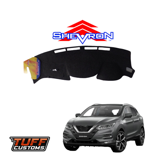 Shevron Black Dash Mat For Nissan X Trail T32 Series I & II 3/2014-7/2022 DM1348