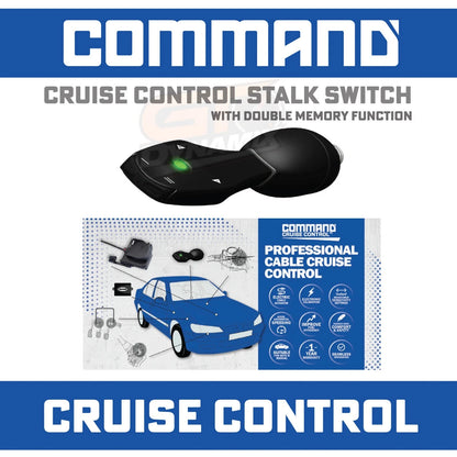 Command Professional CABLE Cruise CONTROL + Stalk Switch Double Memory 90AP635
