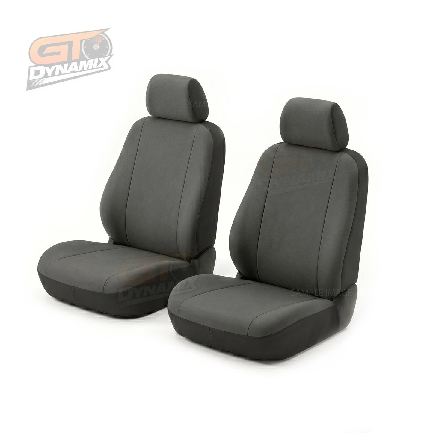 Tuff Canvas Front Seat Covers For TOYOTA HIACE VAN LWB 2/2019-2026 CHARCOAL
