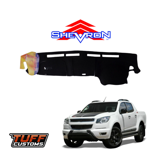 Shevron Black Dash Mat For Holden Colorado RG w/ Coin Tray Lid 6/2012-7/2016 DM1278