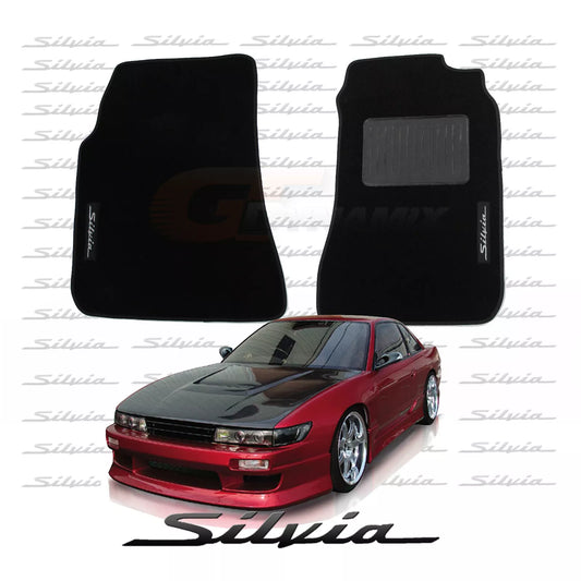 Custom Made Floor Mats Set of 2 For Nissan Silvia S13 Logo DRIFT