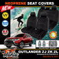 Manta Neoprene 2 Rows Seat Covers For Mitsubishi OUTLANDER ZJ ZK ZL 5/2012-2021