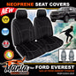 Manta Neoprene Front Seat Covers For FORD Everest UA Trend Titanium 2015-2022