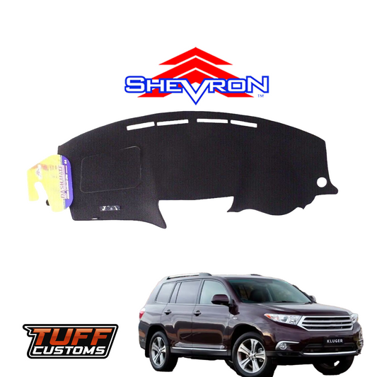 Shevron Black Dash Mat For Toyota Kluger XU40 9/2007-2013 DM1064