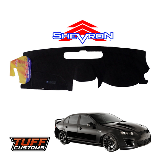 Shevron Black Dash Mat For Ford Falcon FG 5/2008-10/2011 DM1089
