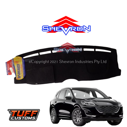 Shevron Black Dash Mat For Ford Escape ZH 4/2020-2025 DM1597