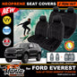 Manta Neoprene 2 Rows Seat Covers For FORD Everest Trend Titanium 2015-2022